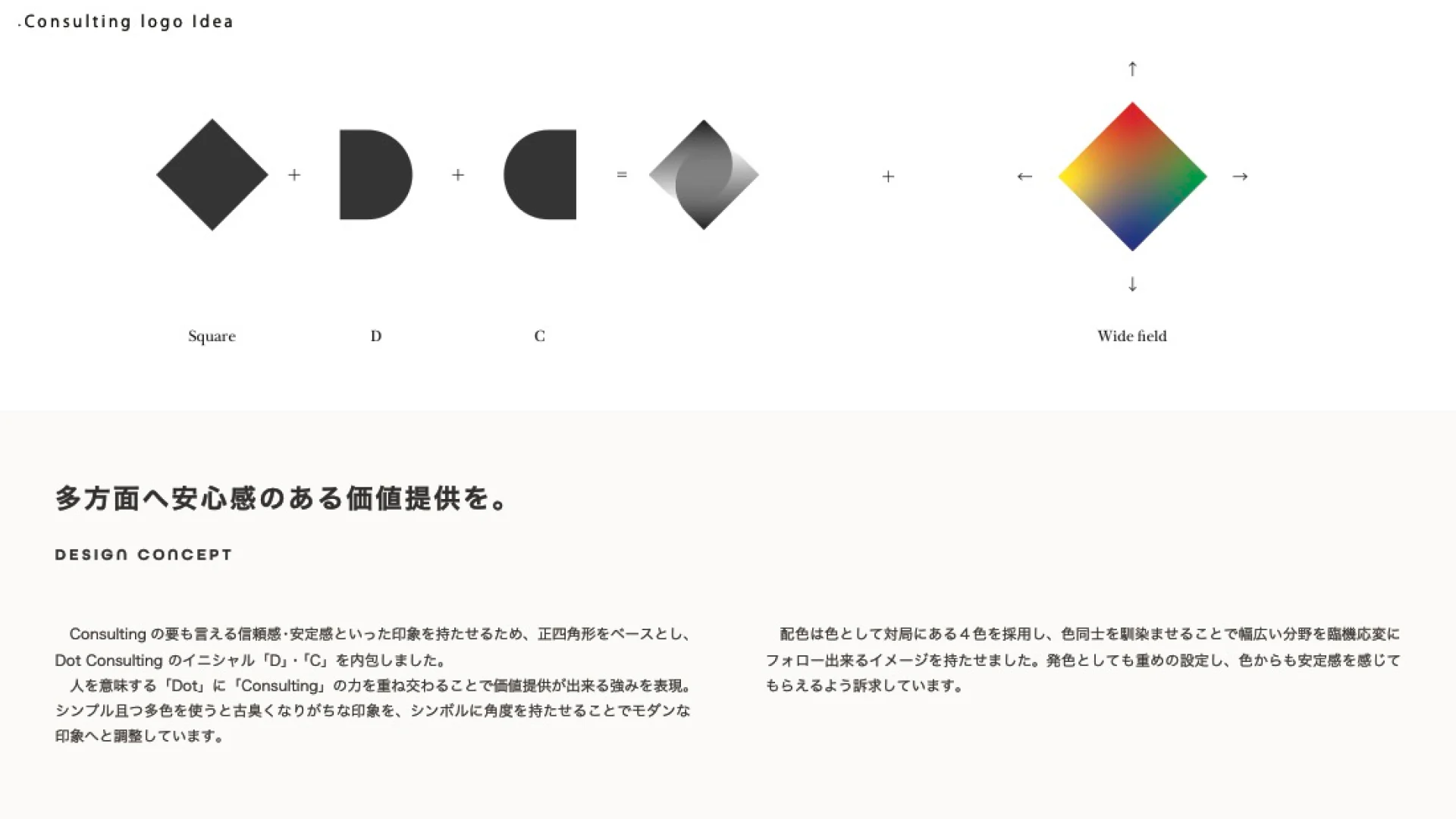 DotConsulting ロゴデザイン 制作画像7（株式会社ドットコンサルティング / ロゴ）｜Daichi Watanabe Design Works