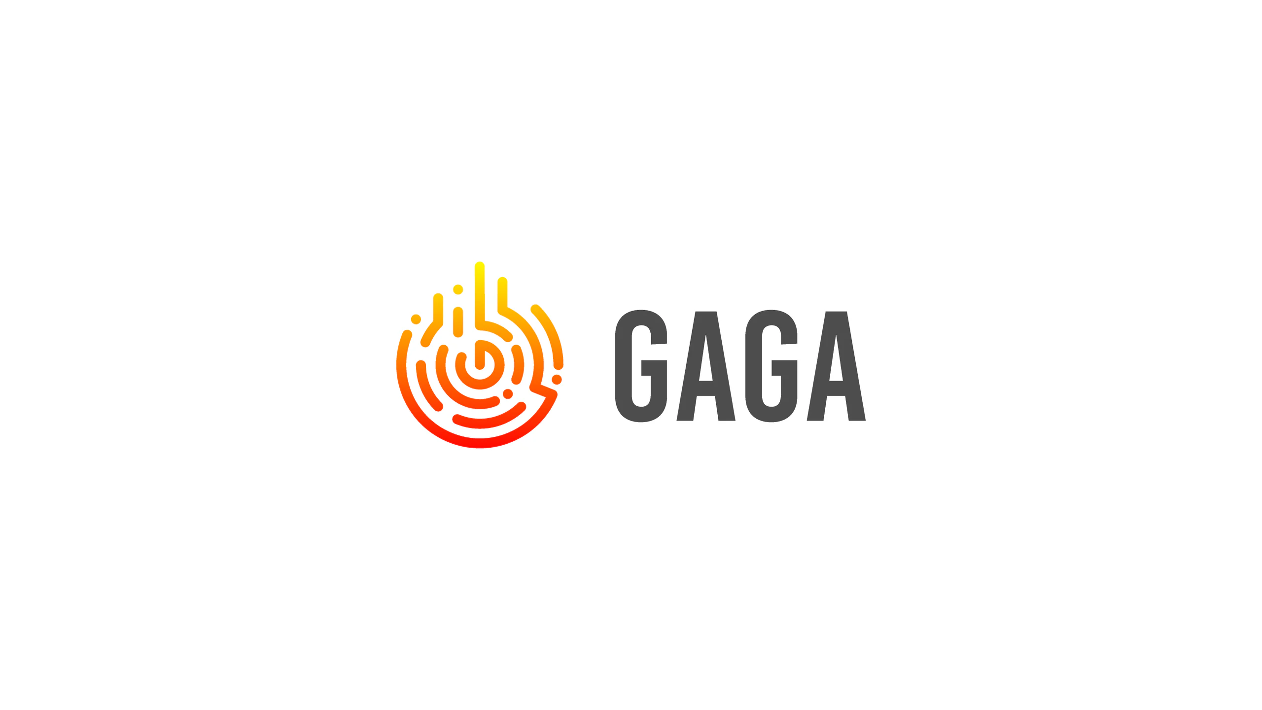 GAGA ロゴデザインのメインビジュアル。GAGAのロゴデザイン(ロゴ)|Daichi Watanabe Design Works