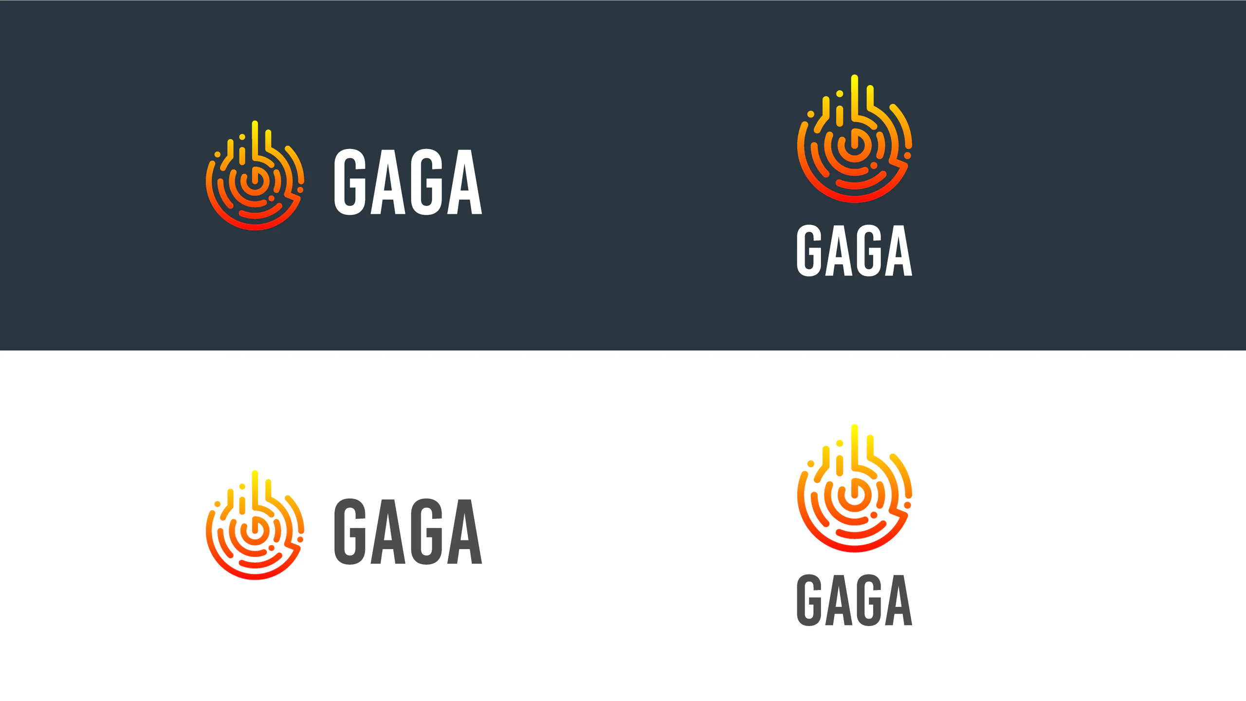 GAGA ロゴデザイン 制作画像1(GAGA / ロゴ)|Daichi Watanabe Design Works
