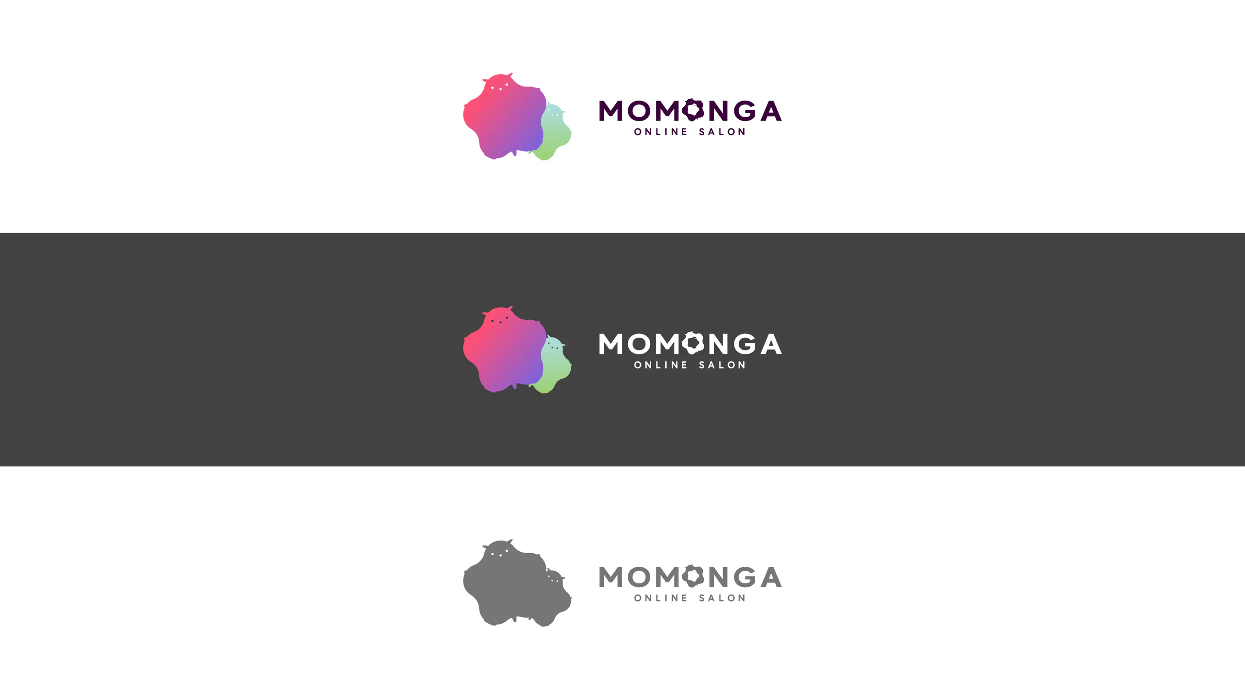 MOMONGA ロゴデザイン 制作画像2(合同会社OnTech / ロゴ・キャラクター)|Daichi Watanabe Design Works