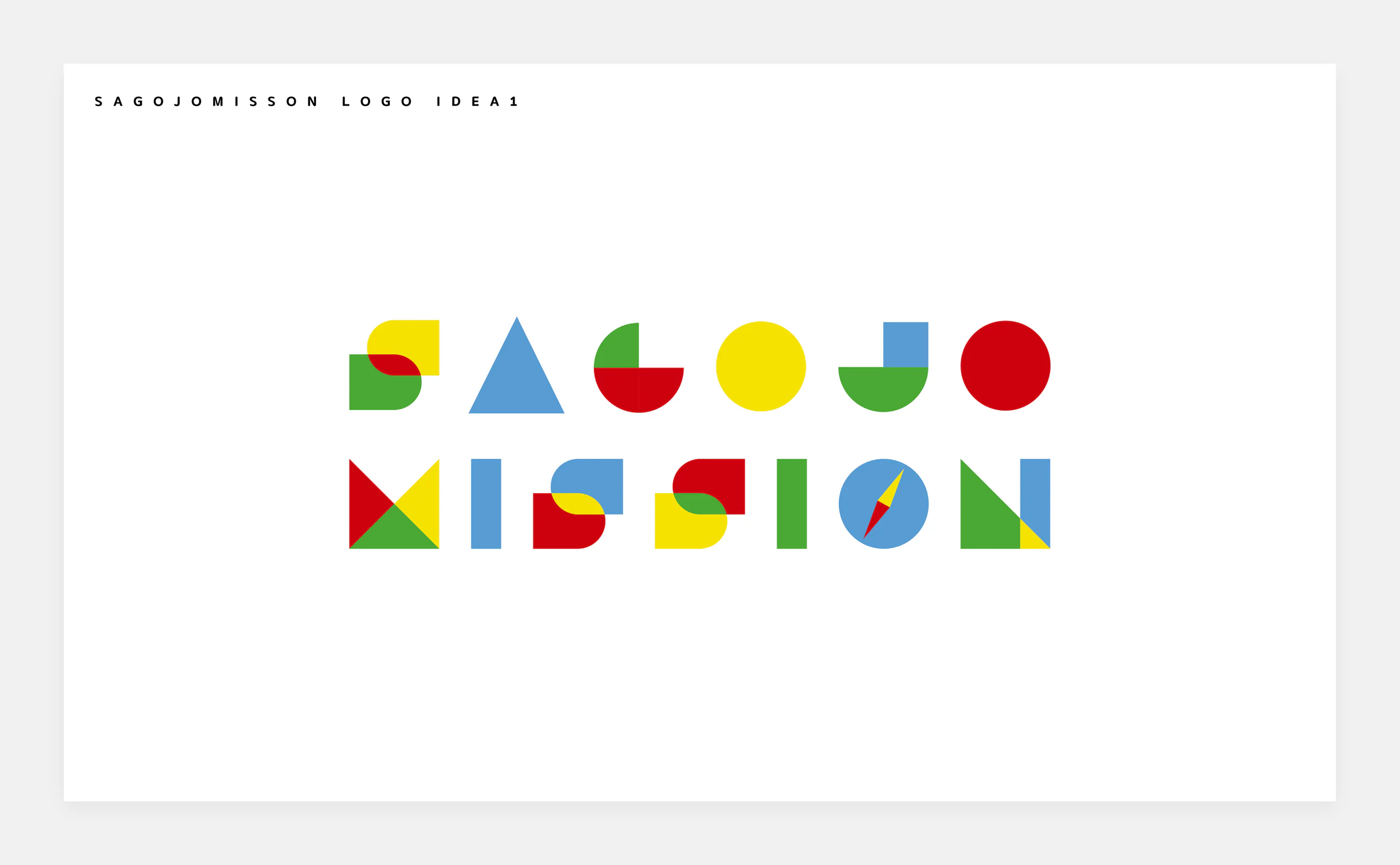 SAGOJO MISSION ロゴデザイン 制作画像5(株式会社SAGOJO / ロゴ)|Daichi Watanabe Design Works