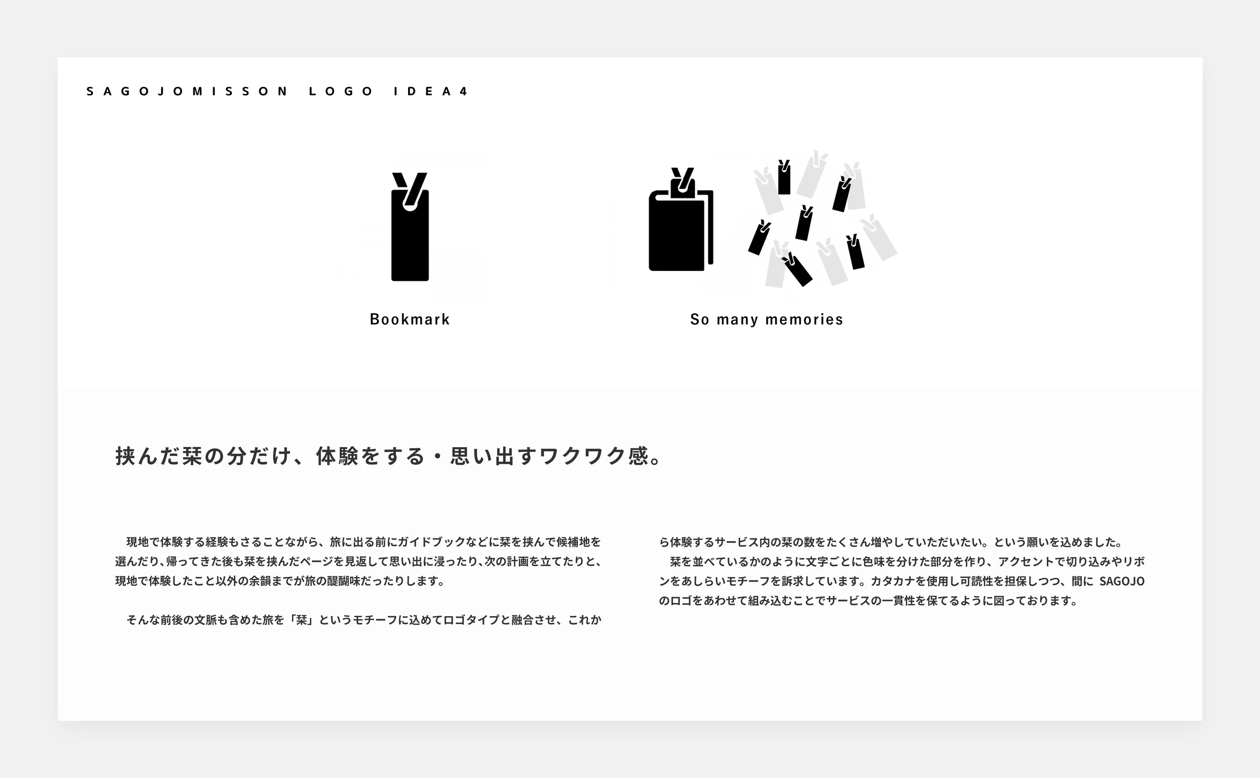 SAGOJO MISSION ロゴデザイン 制作画像12(株式会社SAGOJO / ロゴ)|Daichi Watanabe Design Works